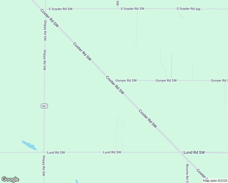map of restaurants, bars, coffee shops, grocery stores, and more near 11520 Coster Road Southwest in Fife Lake