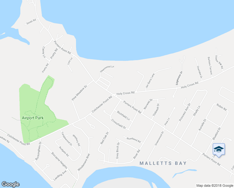 map of restaurants, bars, coffee shops, grocery stores, and more near 1005 Holy Cross Road in Colchester