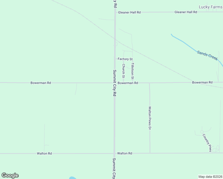 map of restaurants, bars, coffee shops, grocery stores, and more near 9500-9998 Summit City Road in Kingsley