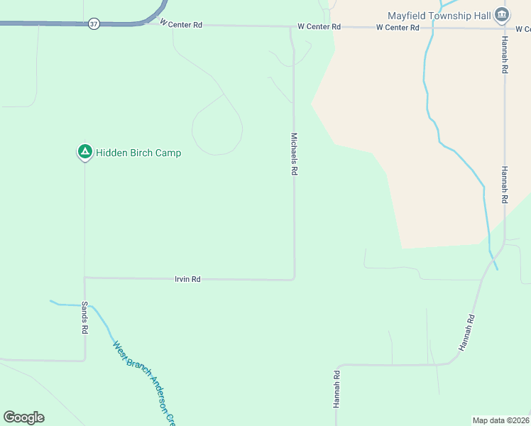 map of restaurants, bars, coffee shops, grocery stores, and more near 9566 Michaels Road in Kingsley