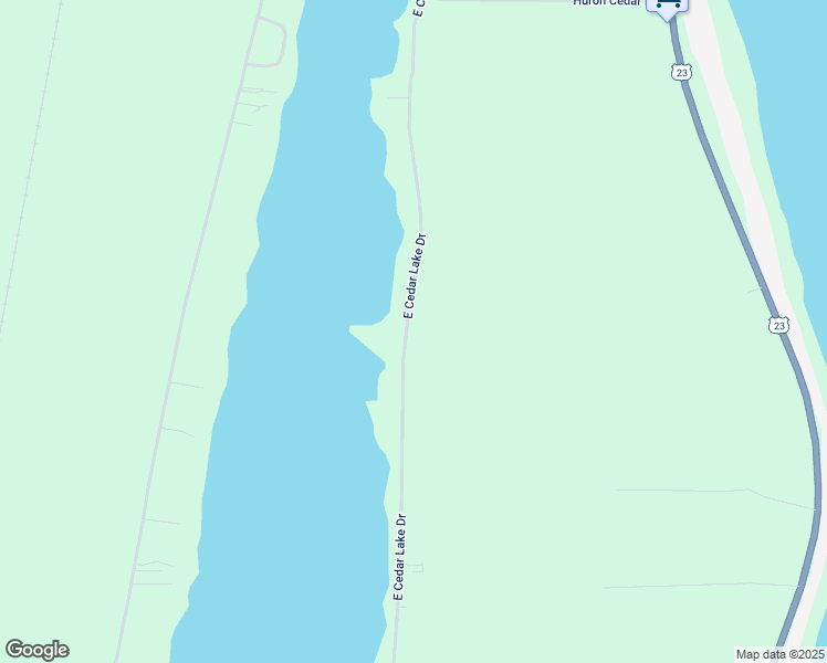 map of restaurants, bars, coffee shops, grocery stores, and more near 3743 E Cedar Lake Dr in Greenbush