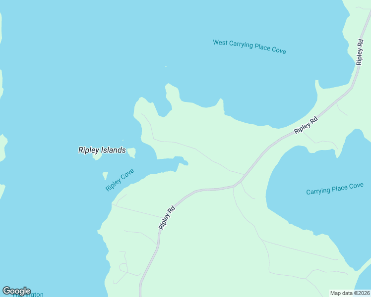 map of restaurants, bars, coffee shops, grocery stores, and more near Fort Williams Road in Harrington