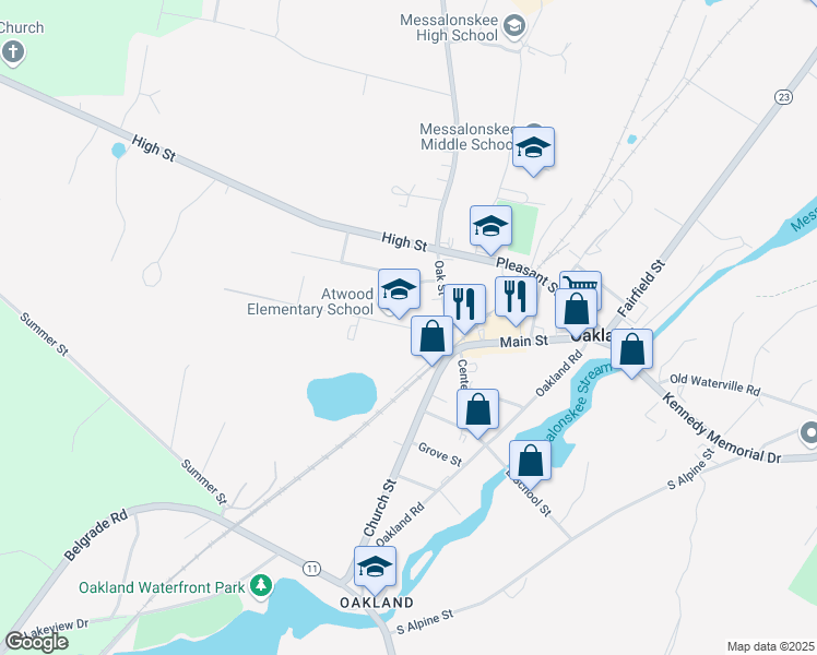 map of restaurants, bars, coffee shops, grocery stores, and more near 19 Heath Street in Oakland