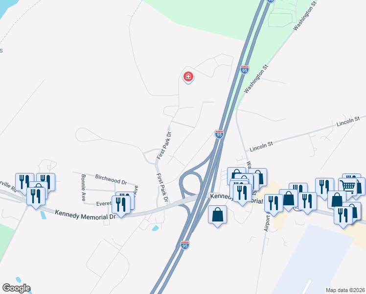 map of restaurants, bars, coffee shops, grocery stores, and more near 19 Clairmont Avenue in Oakland