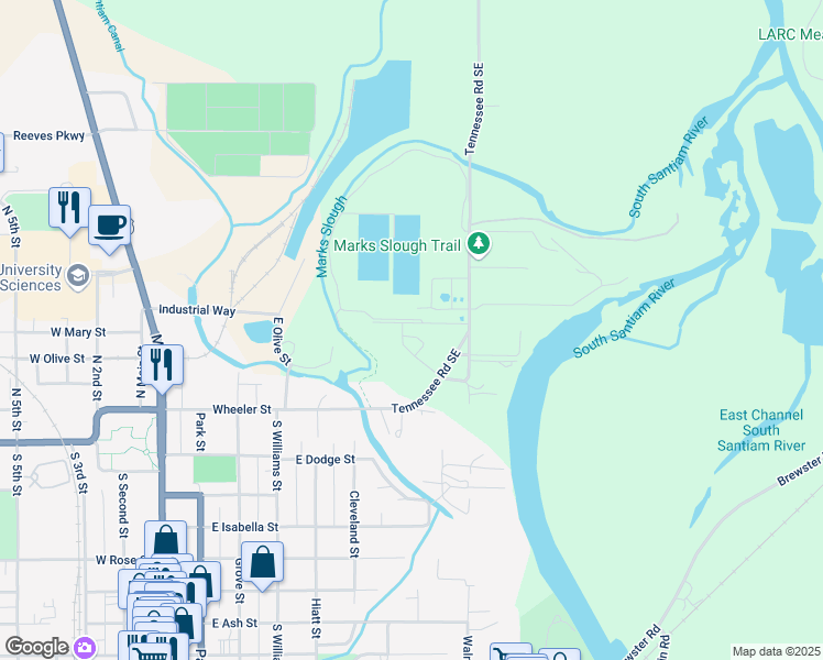 map of restaurants, bars, coffee shops, grocery stores, and more near 37516 Beaton Lane in Lebanon