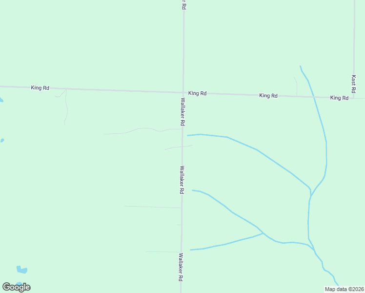 map of restaurants, bars, coffee shops, grocery stores, and more near 5736 Wallaker Road in Benzonia