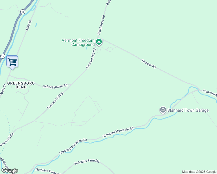 map of restaurants, bars, coffee shops, grocery stores, and more near in Stannard