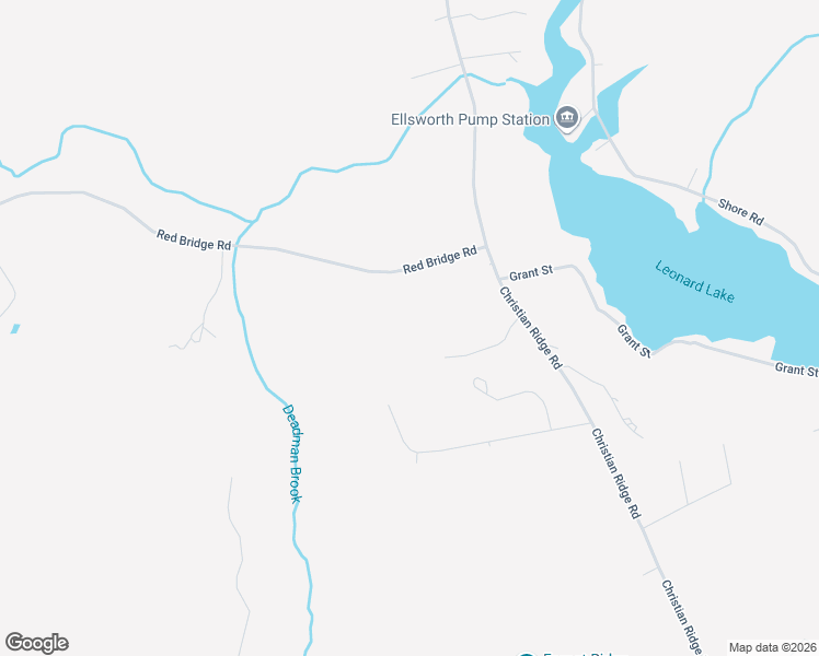 map of restaurants, bars, coffee shops, grocery stores, and more near 46 Tanglewood Way in Ellsworth