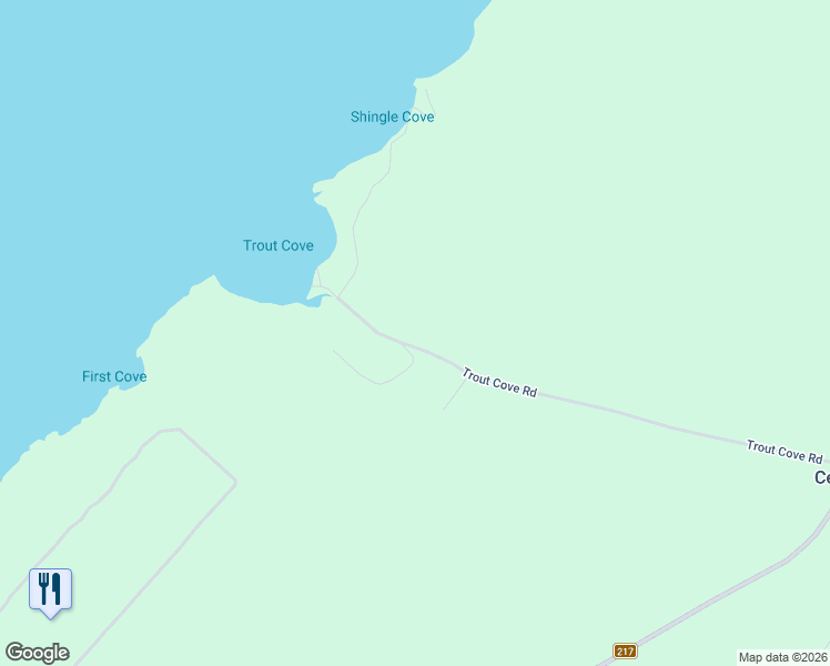 map of restaurants, bars, coffee shops, grocery stores, and more near 286 Trout Cove Road in Digby