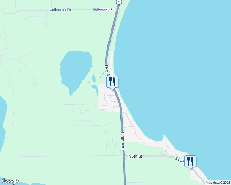map of restaurants, bars, coffee shops, grocery stores, and more near 19555 U.S. 81 in Arlington