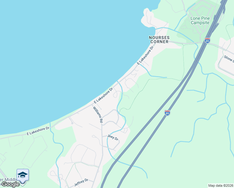 map of restaurants, bars, coffee shops, grocery stores, and more near 25 Rea Janet Drive in Colchester
