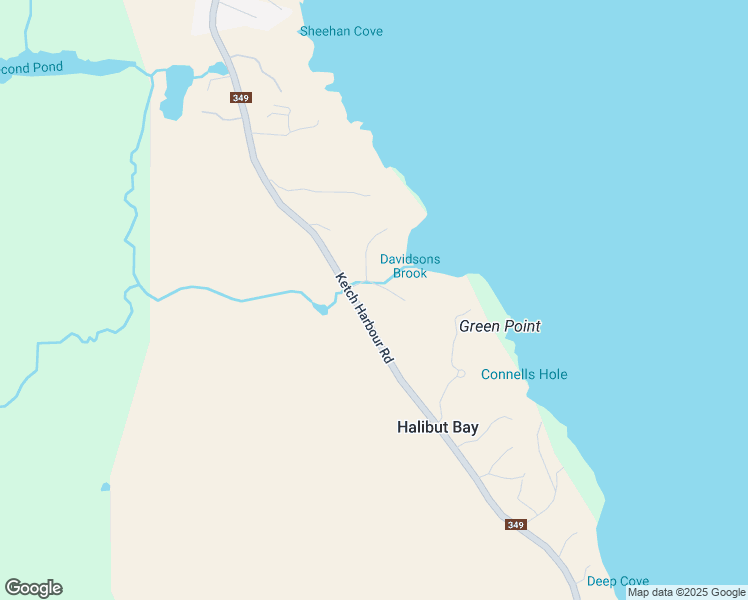 map of restaurants, bars, coffee shops, grocery stores, and more near 310 Ketch Harbour Road in Halibut Bay