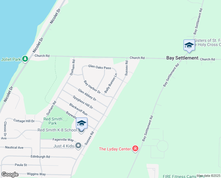 map of restaurants, bars, coffee shops, grocery stores, and more near 2909 Bally Bunion Lane in Green Bay