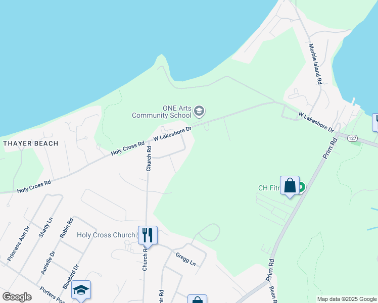 map of restaurants, bars, coffee shops, grocery stores, and more near 89 Timberlake Drive in Colchester