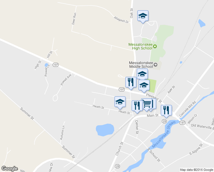 map of restaurants, bars, coffee shops, grocery stores, and more near 39 High Street in Oakland