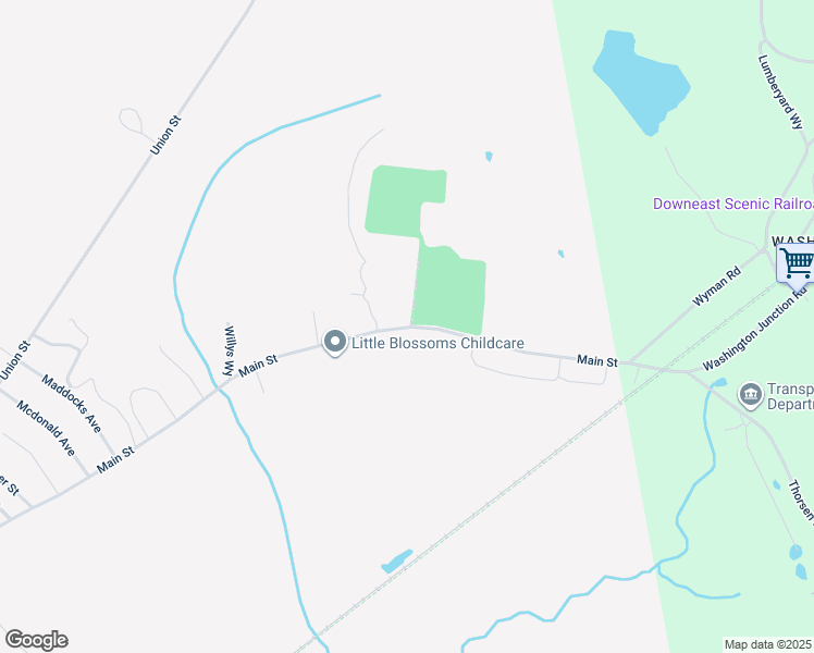 map of restaurants, bars, coffee shops, grocery stores, and more near 471 Main Street in Ellsworth
