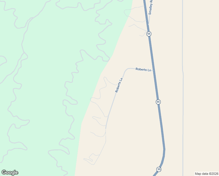 map of restaurants, bars, coffee shops, grocery stores, and more near Roberts Lane in Cascade