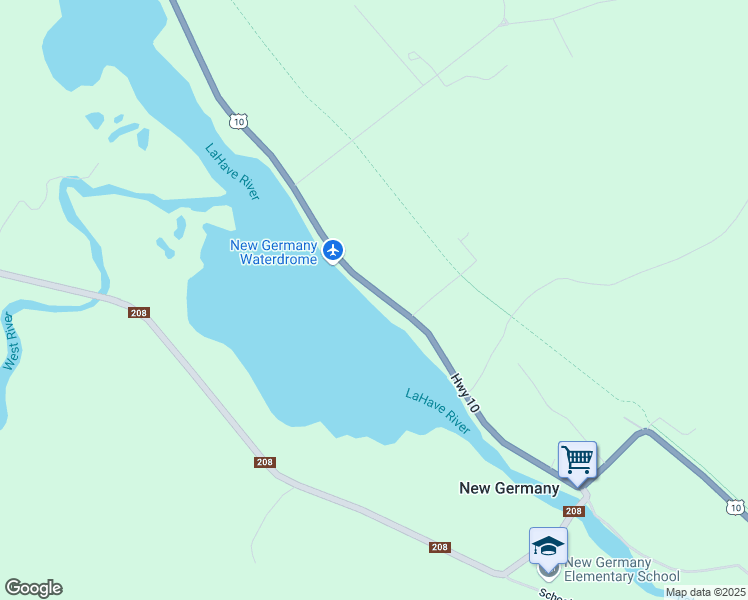 map of restaurants, bars, coffee shops, grocery stores, and more near 2 Nova Scotia Trunk 10 in Springfield