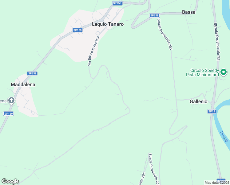 map of restaurants, bars, coffee shops, grocery stores, and more near 33 Via Bricco San Martino in Lequio Tanaro