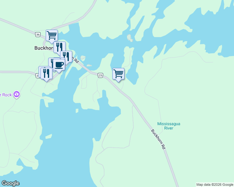 map of restaurants, bars, coffee shops, grocery stores, and more near 3320 Buckhorn Road in Harcourt