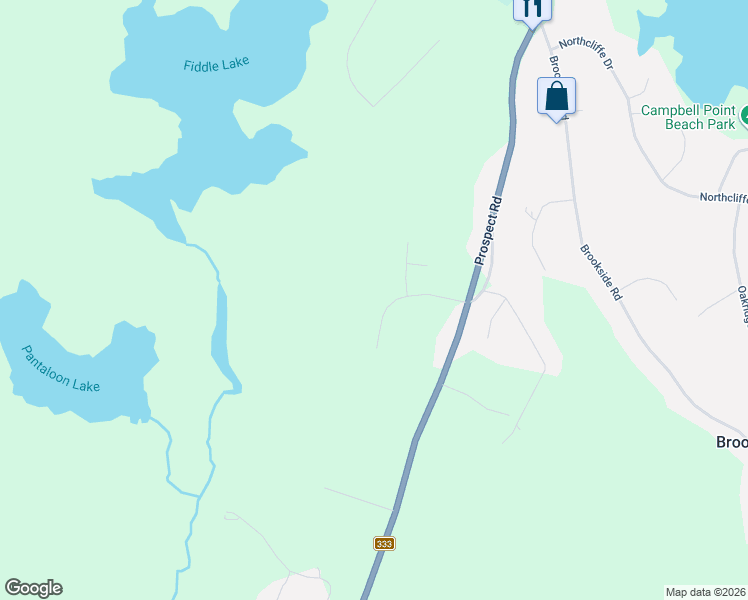 map of restaurants, bars, coffee shops, grocery stores, and more near 19 Shiloh Drive in Hatchet Lake