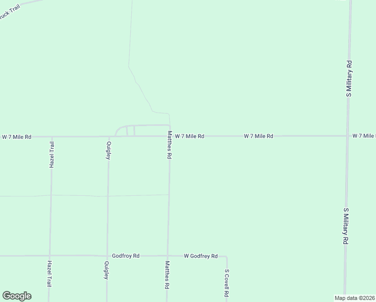 map of restaurants, bars, coffee shops, grocery stores, and more near 9137-9417 Matthes Road in Grayling
