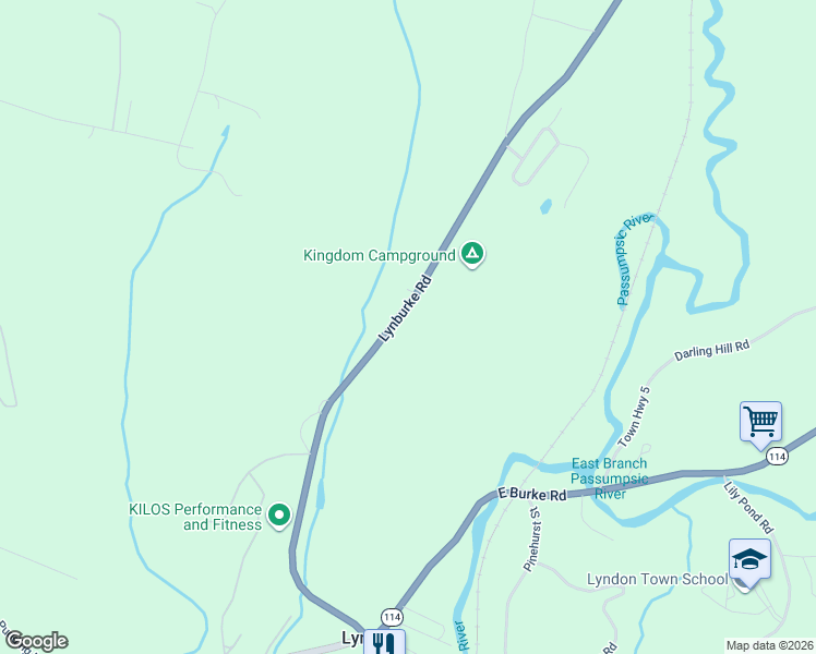 map of restaurants, bars, coffee shops, grocery stores, and more near 738 Lynburke Road in Lyndon