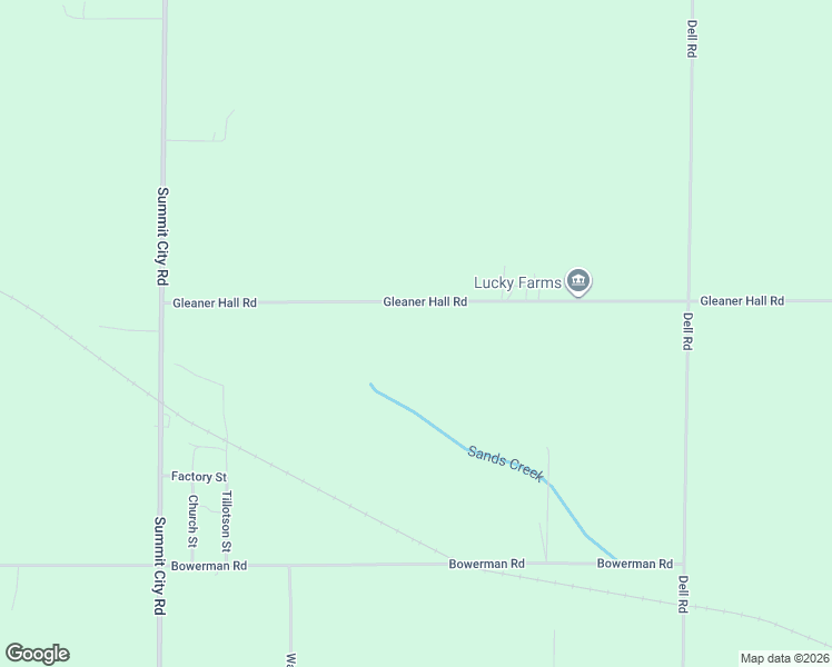 map of restaurants, bars, coffee shops, grocery stores, and more near 3636 Gleaner Hall Road in Kingsley
