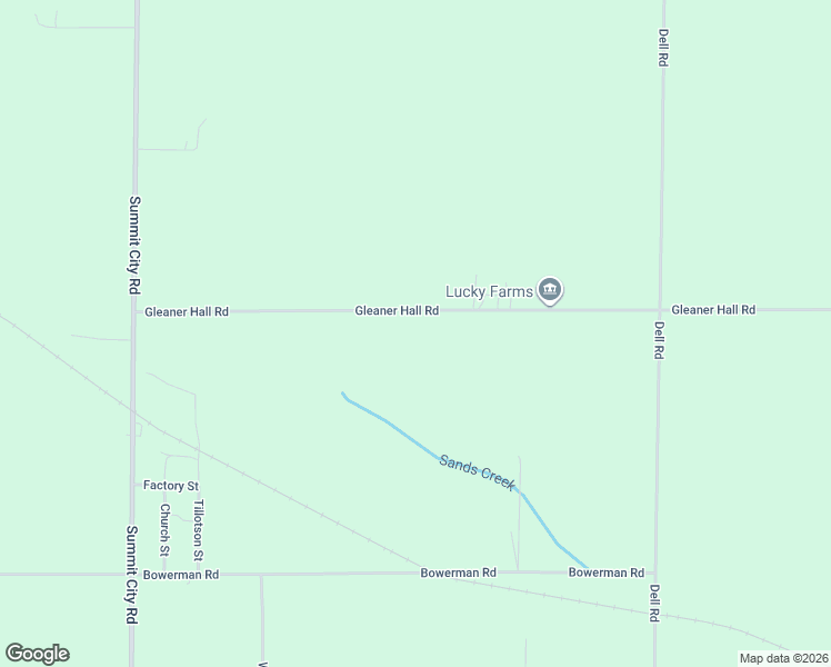 map of restaurants, bars, coffee shops, grocery stores, and more near 3636 Gleaner Hall Road in Kingsley