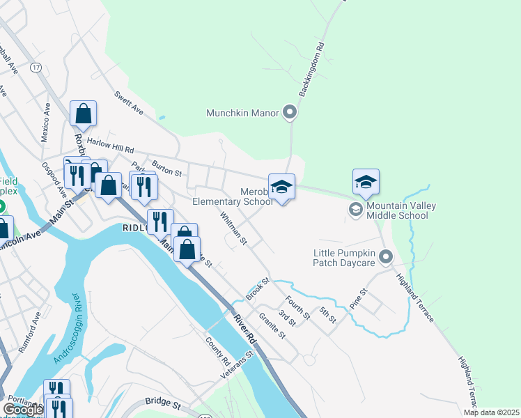 map of restaurants, bars, coffee shops, grocery stores, and more near 21 Cross Street in Mexico