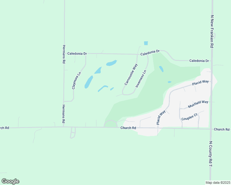 map of restaurants, bars, coffee shops, grocery stores, and more near 3036 Inverness Circle in New Franken