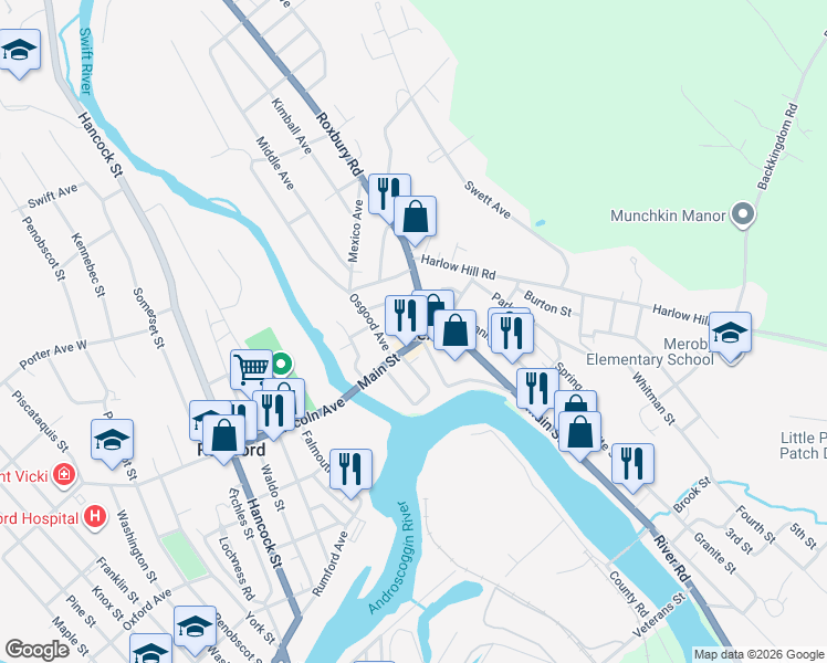 map of restaurants, bars, coffee shops, grocery stores, and more near in Mexico