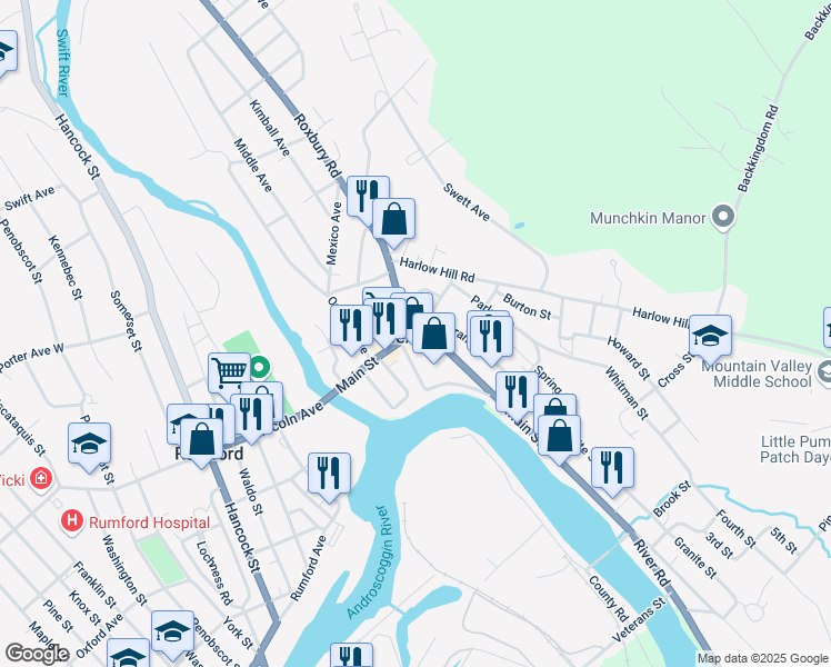 map of restaurants, bars, coffee shops, grocery stores, and more near in Mexico