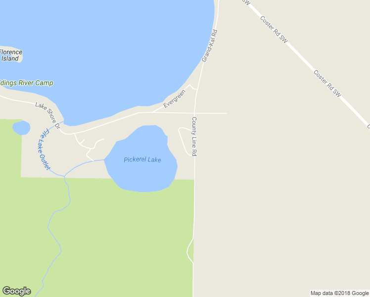map of restaurants, bars, coffee shops, grocery stores, and more near Cedar Ridge Lane in Fife Lake