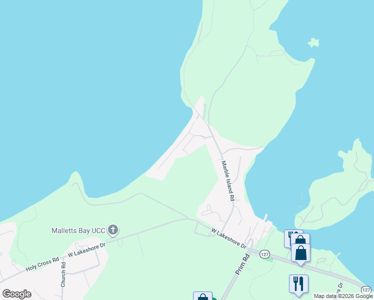 map of restaurants, bars, coffee shops, grocery stores, and more near 91 Old Well Road in Colchester