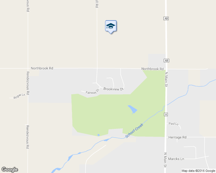 map of restaurants, bars, coffee shops, grocery stores, and more near 352 Brookview Drive in Luxemburg