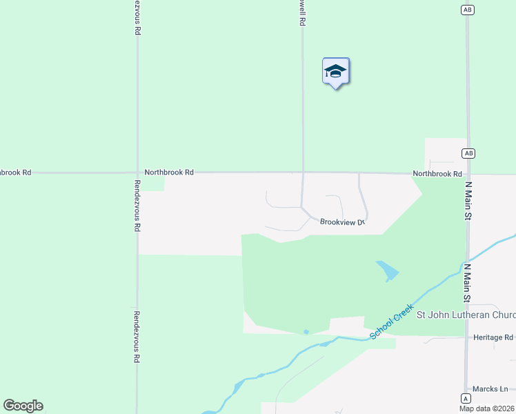 map of restaurants, bars, coffee shops, grocery stores, and more near 206 Brookview Drive in Luxemburg