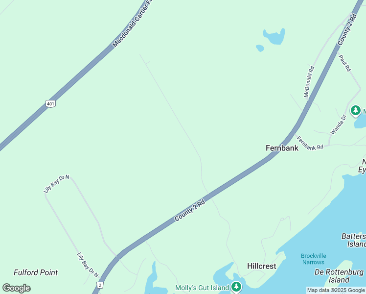 map of restaurants, bars, coffee shops, grocery stores, and more near 1416 Maplewood Drive in Brockville