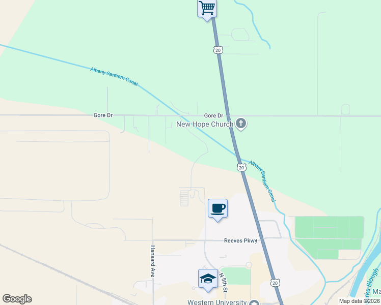 map of restaurants, bars, coffee shops, grocery stores, and more near 33511 Lucky Way in Lebanon