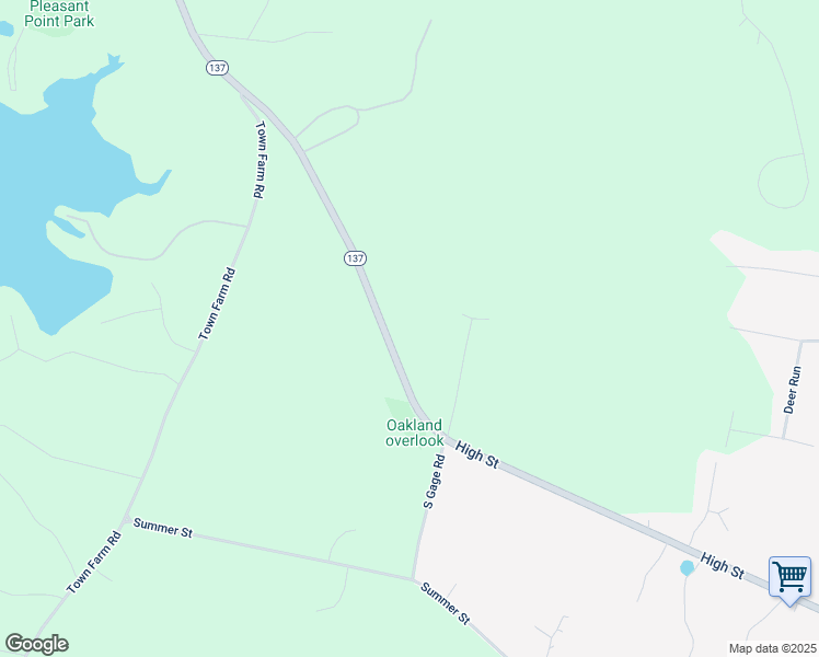 map of restaurants, bars, coffee shops, grocery stores, and more near 25 North Gage Road in Oakland