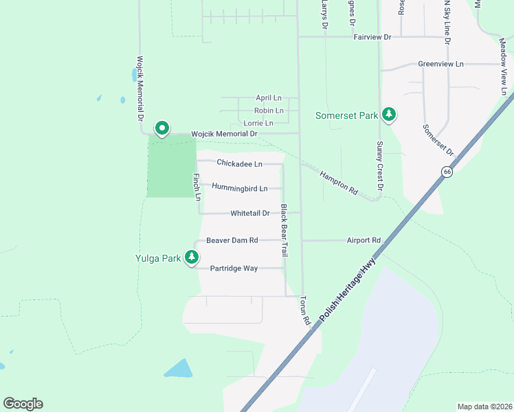 map of restaurants, bars, coffee shops, grocery stores, and more near 4917 Hummingbird Lane in Stevens Point