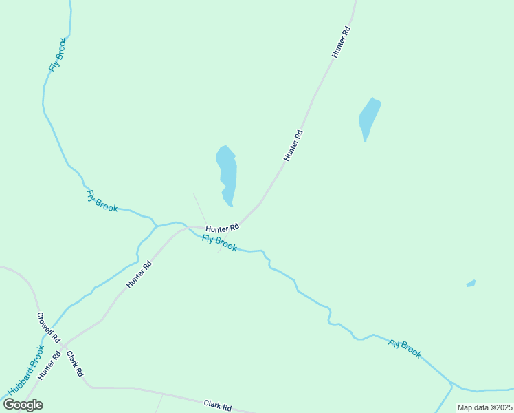 map of restaurants, bars, coffee shops, grocery stores, and more near 235 Hunter Road in Unity