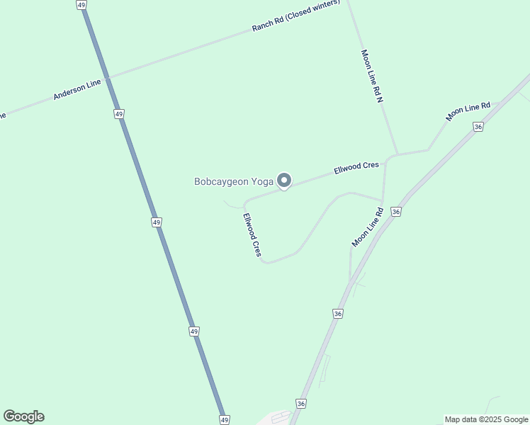 map of restaurants, bars, coffee shops, grocery stores, and more near 281 Ellwood Crescent in Peterborough County