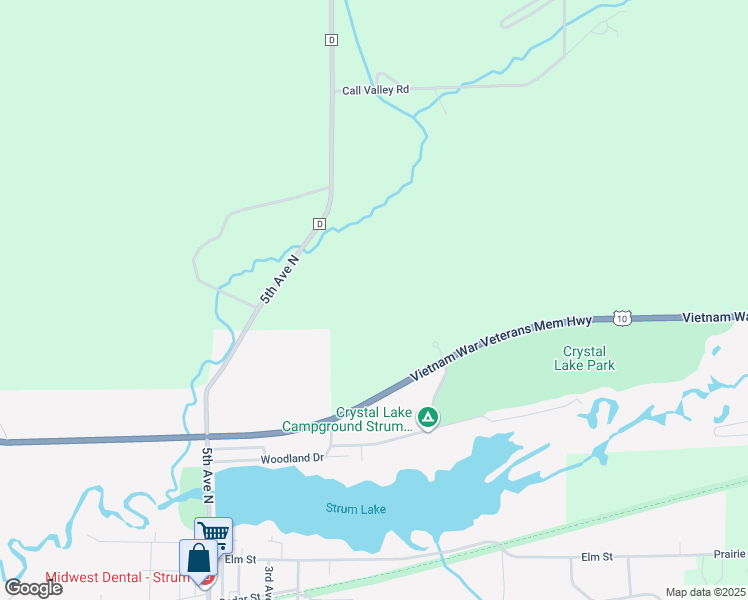 map of restaurants, bars, coffee shops, grocery stores, and more near in Strum