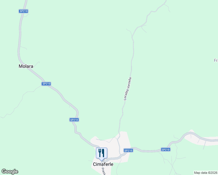 map of restaurants, bars, coffee shops, grocery stores, and more near 213 Frazione Cimaferle in Provincia di Alessandria
