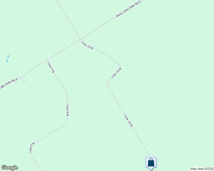 map of restaurants, bars, coffee shops, grocery stores, and more near 1889 10 Line North in Hawkestone