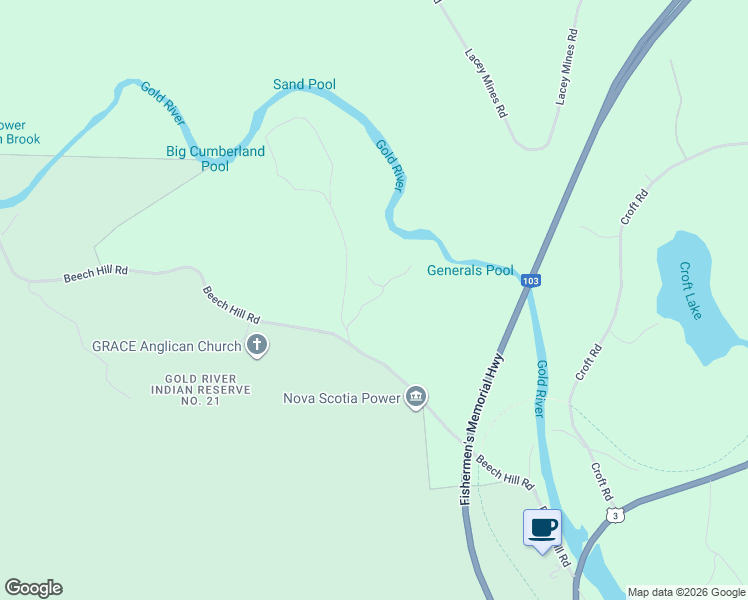 map of restaurants, bars, coffee shops, grocery stores, and more near Stamping Mill Lane in Chester