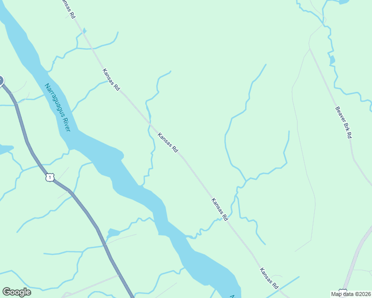 map of restaurants, bars, coffee shops, grocery stores, and more near 229 Kansas Road in Milbridge