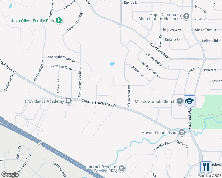 map of restaurants, bars, coffee shops, grocery stores, and more near 3325 Windover Road in Green Bay