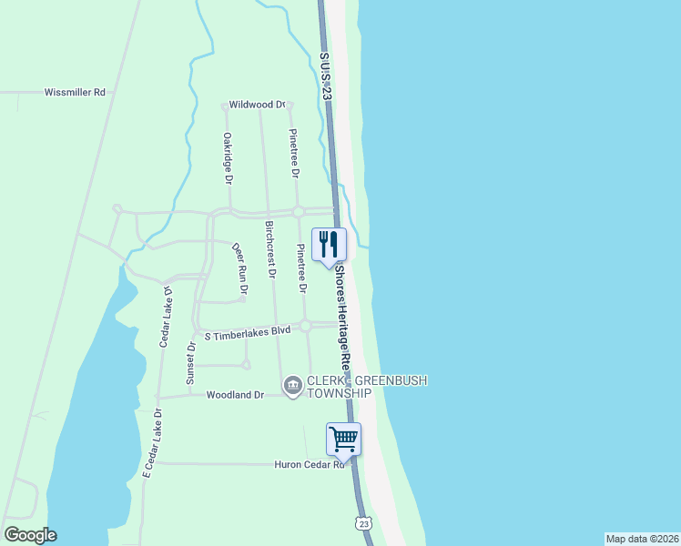 map of restaurants, bars, coffee shops, grocery stores, and more near 3177 State Street in Greenbush